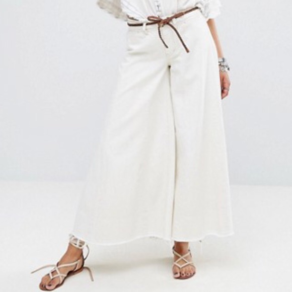 Free People Denim - Free people wide leg jeans